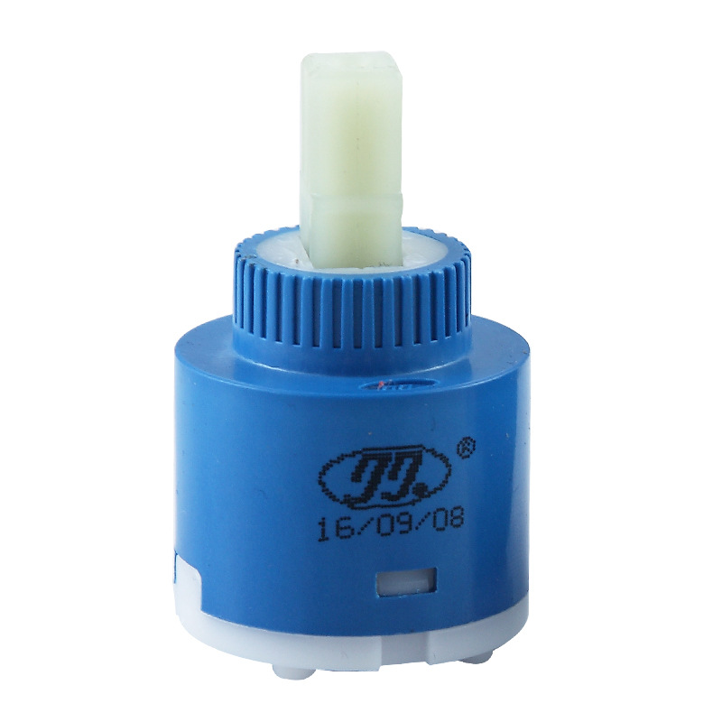 Taiwan Jiujiu valve core, hot and cold valve core, vegetable basin, washbasin and faucet accessories, 35/40MM flat foot ceramic valve core Item Picture