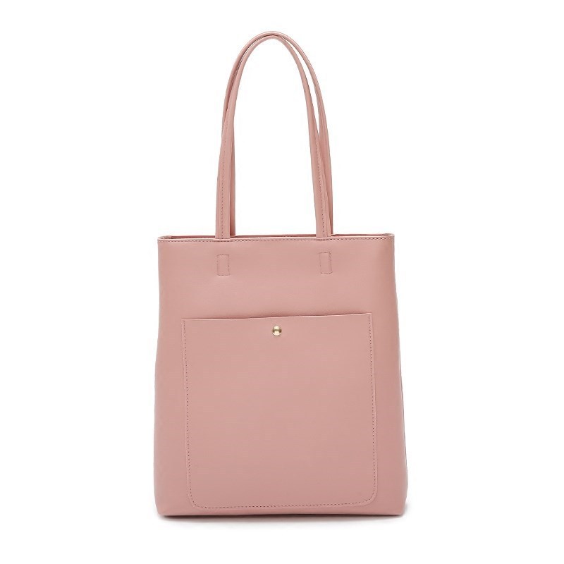 Factory direct sales of women's bags 2022 Spring New Korean style fashionable women's hand-held trendy single-shoulder bag PU large bag Item Picture