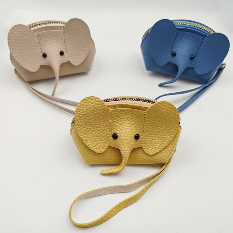 Thai elephant bags, popular pu coin purifiers, Japanese bags, pendants, keychains, creative card cases, lipsticks, zipper cases Application Scenario