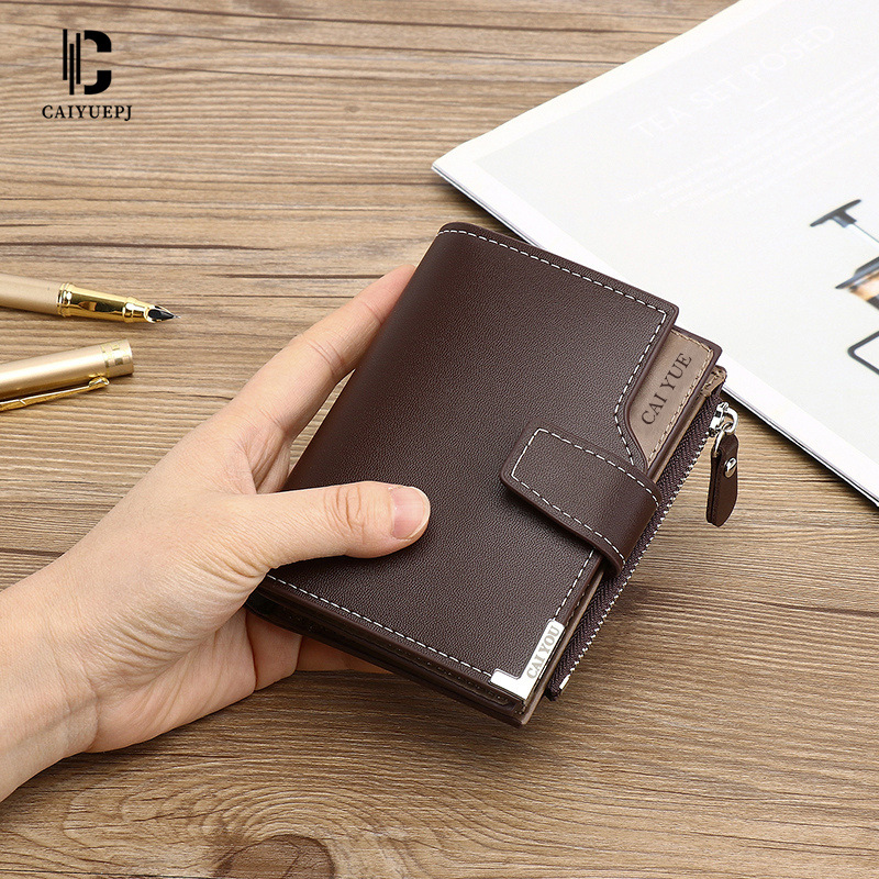 The new men's wallet, Wallet vertical multi-functional wallet with zipper buckle, is 30% off. It's trendy and versatile for cross-border use full figure