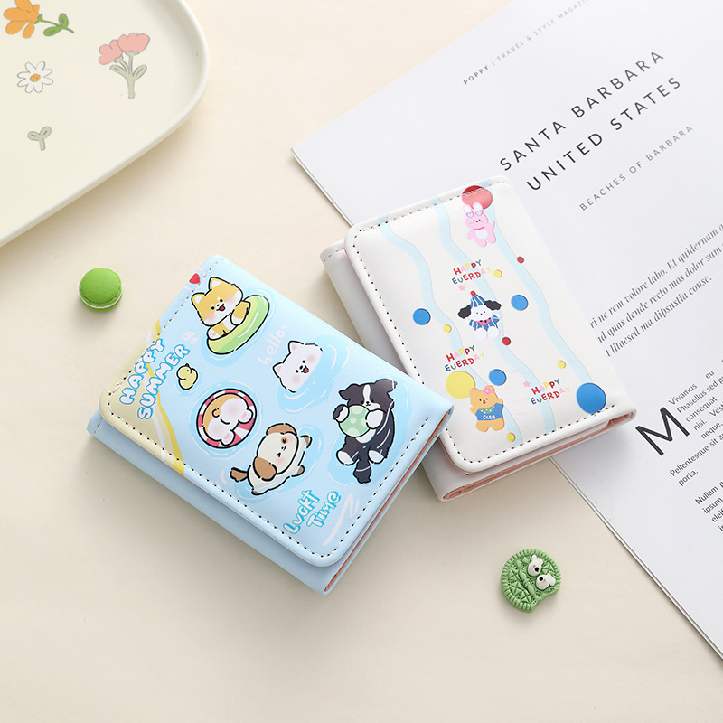 The new mini and cute card case features a large-capacity cartoon 30% discount wallet, anti-theft card, is compact and portable with multiple card slots and a high level of appearance full figure