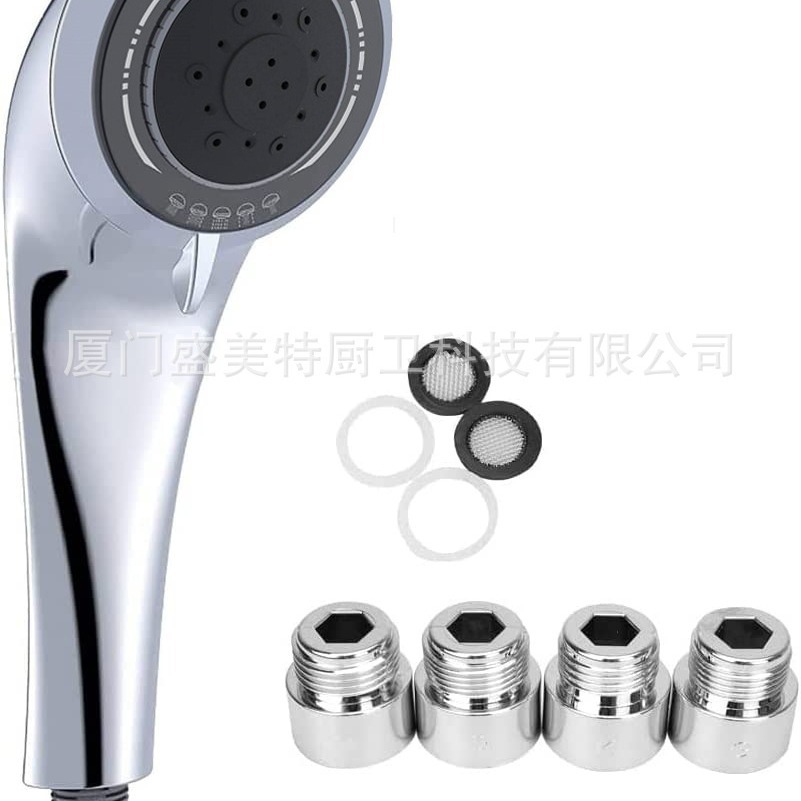 Japanese Amazon micro-bubble Douyin spray booster 5-speed water heater shower head set, American handheld shower Application Scenario