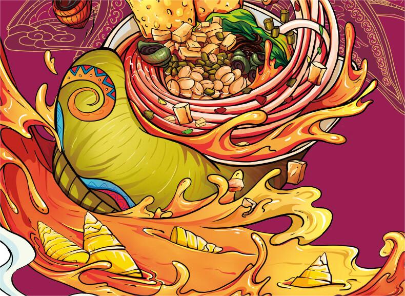 批发包邮！FATTORIA DEI SAPORI方便面 李子柒柳州螺蛳粉335g经典详情8