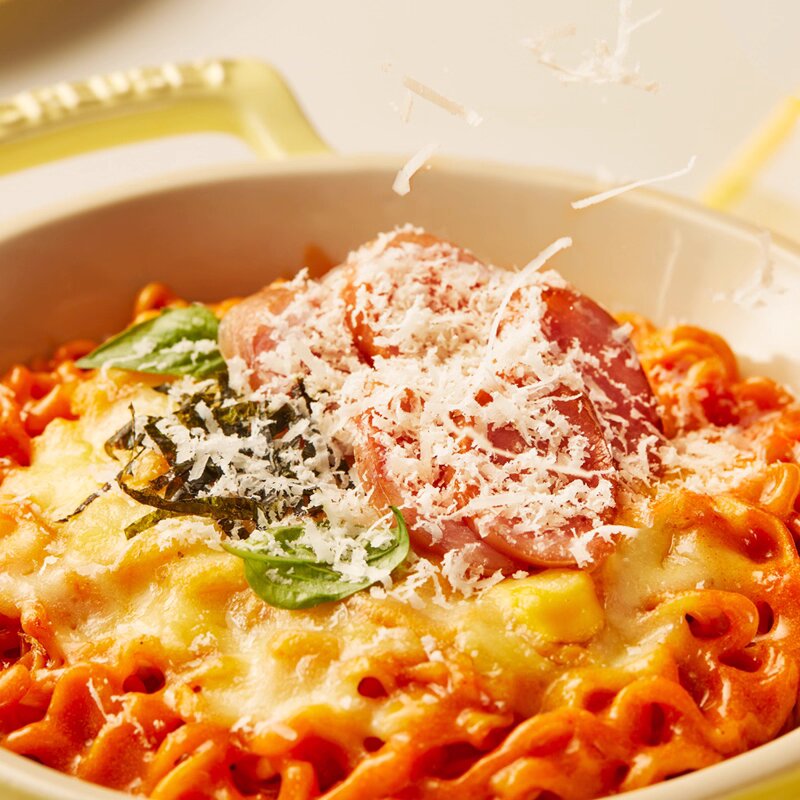 Free shipping for wholesale! Brother Bao Instant Noodles, Fast Food, Snacks, Korean Samyang Cream Spicy Chicken Flavor Cup Noodles 80g Specification image