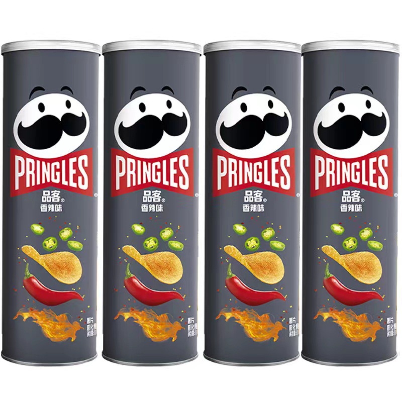 批发包邮！VINCENZO CAPUTO手办休闲零食膨化 品客薯片110g纸罐详情6