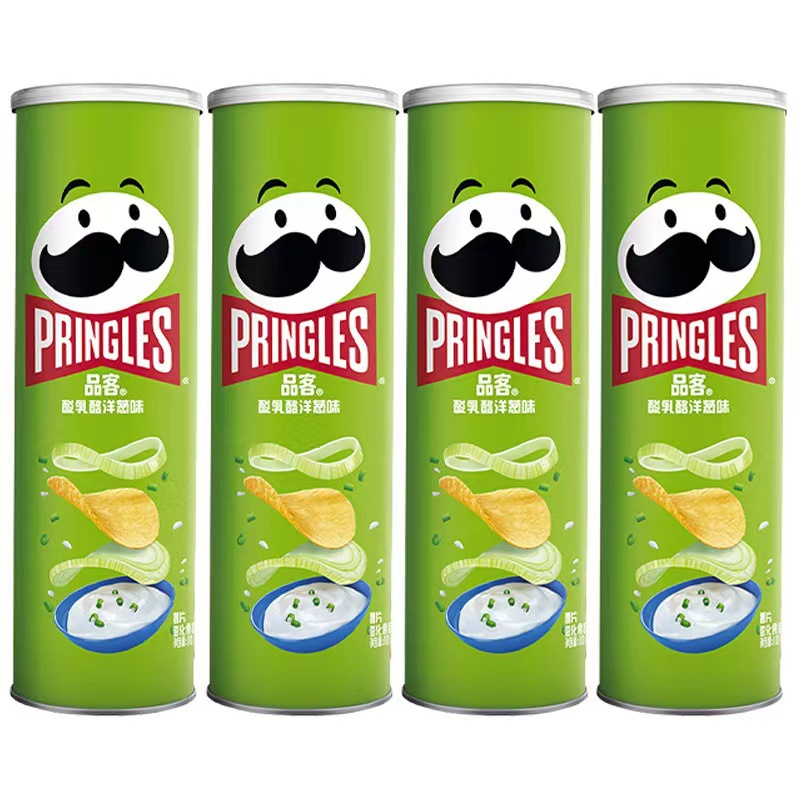 批发包邮！VINCENZO CAPUTO手办休闲零食膨化 品客薯片110g纸罐详情4