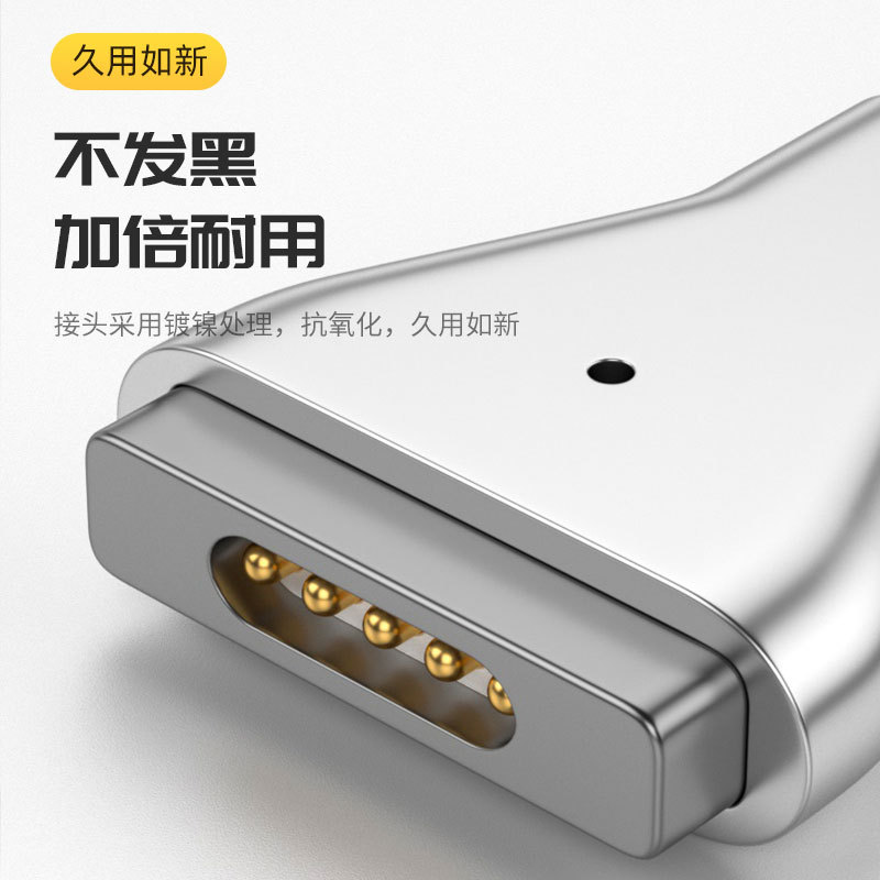 This MacBook adapter type-c to magsafe2 fast charging T-head 100w is suitable for charging Apple laptops Specification drawing