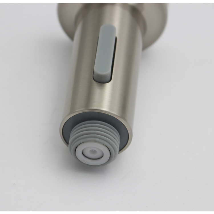 Pull-out kitchen faucet, pull-out shower head, showerhead, chrome plated, brushed, matte black Item Picture