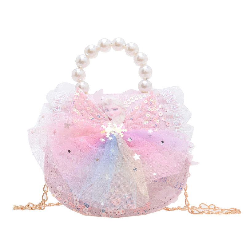 2025 New Aisha Children's crossbody Bag, girls' bag, fashionable Little girl princess single-shoulder bag, baby handbag Item Picture