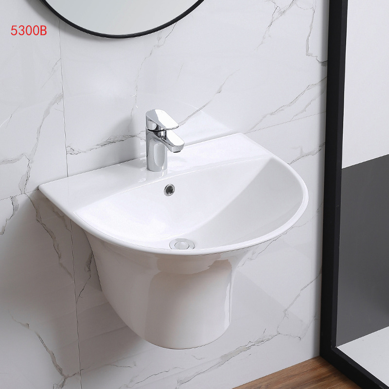 Export washbasin, washbasin, hanging basin, washbasin, balcony basin, washbasin, ceramic suspended washbasin, washbasin Specification drawing