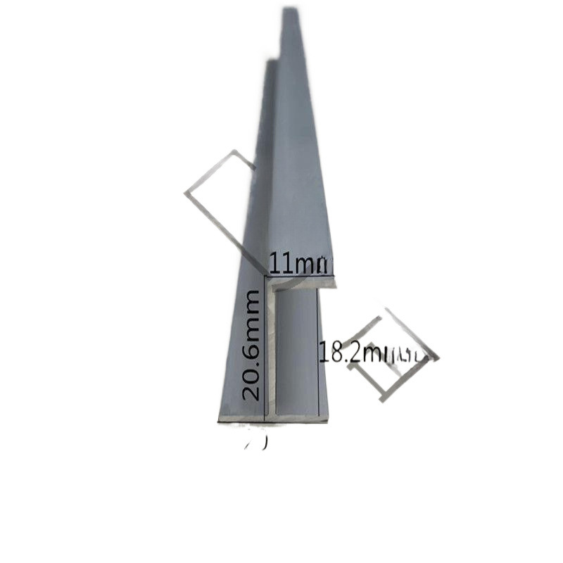 Aluminum alloy type glass edge card bar door stop aluminum profile Item Picture
