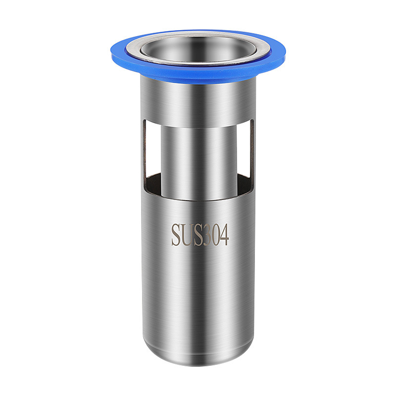 304 stainless steel U-shaped floor drain core, anti-reverse water, anti-insect and anti-odor, deep water seal floor drain core for bathroom sewer Item Picture