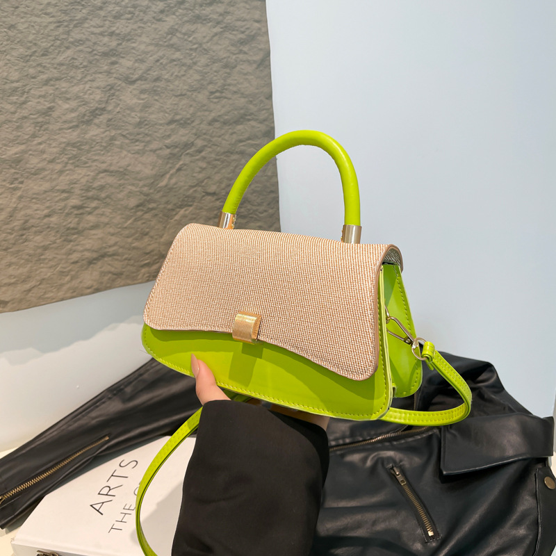 2025 New niche high-end quality handbag, simple and elegant, versatile commuting bag, single-shoulder crossbody bag, women's bag full figure