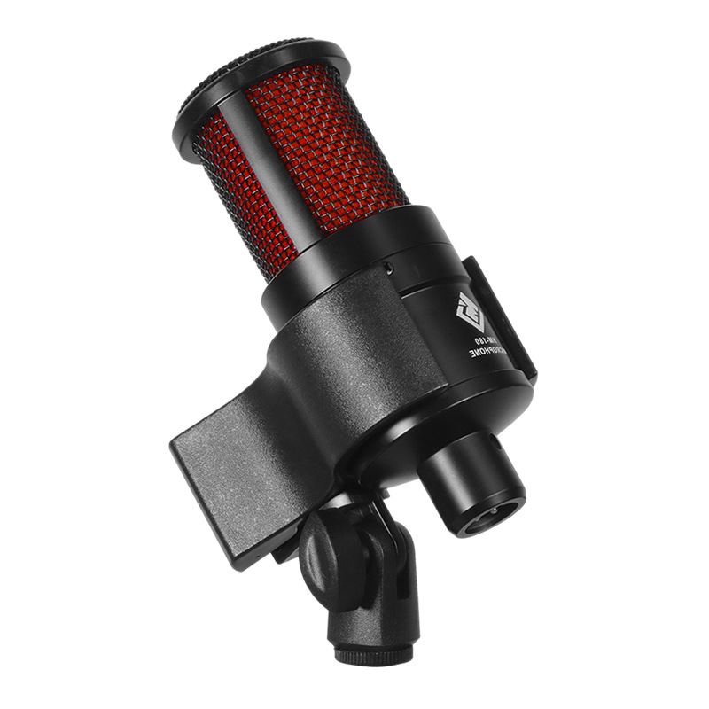 Condenser microphone stand, professional desktop conference microphone stand, desktop mobile phone live streaming, wired and wireless universal microphone clip Item Picture
