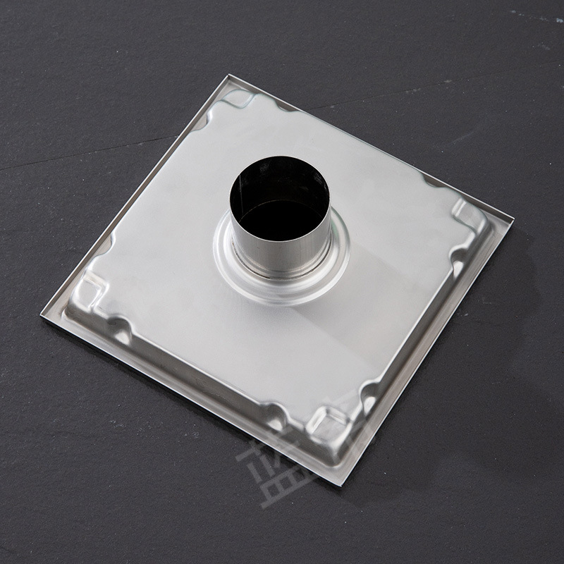 15*15 anti-odor invisible floor drain, 304 stainless steel concealed floor drain, bathroom shower room floor drain, cross-border Application Scenario