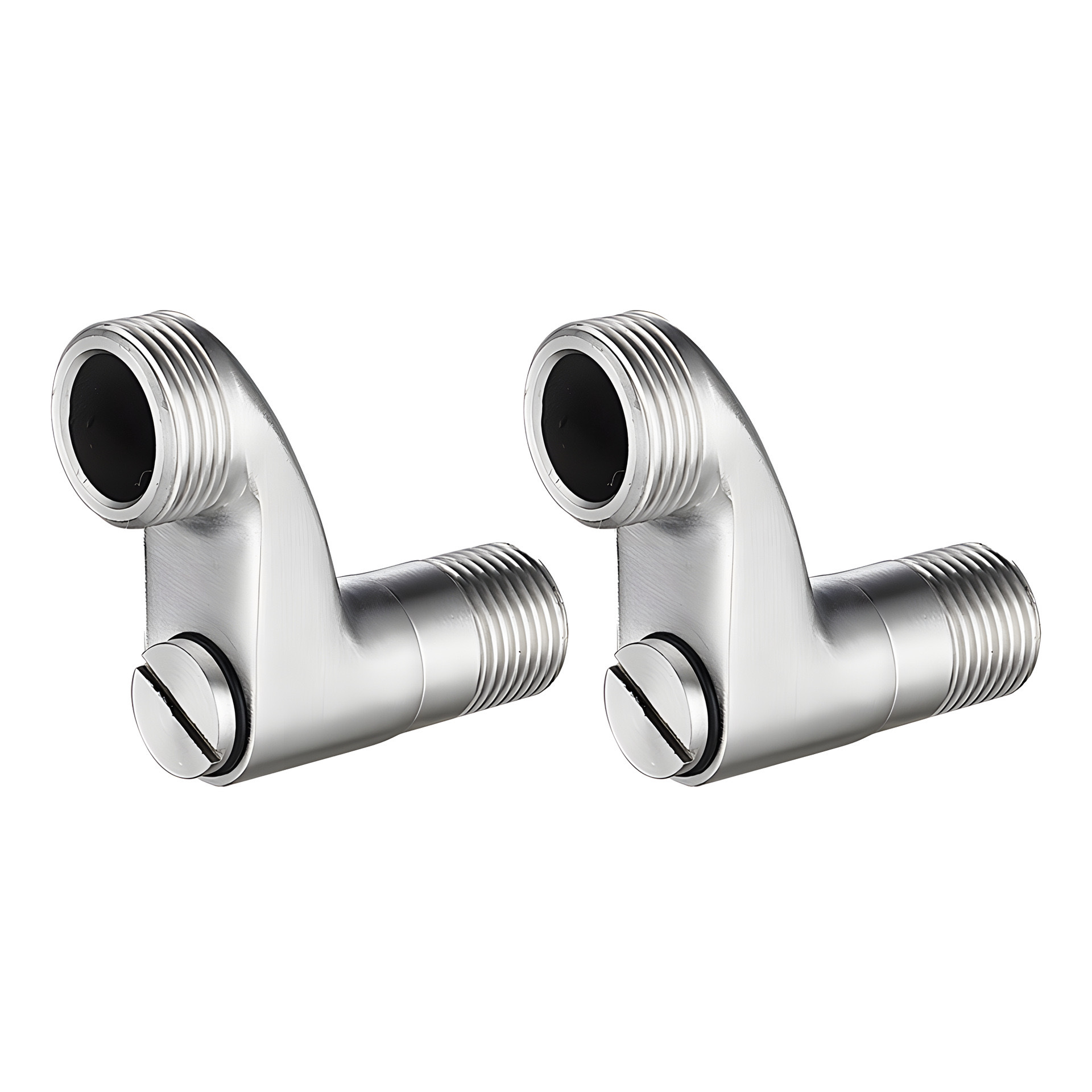 304 stainless steel variable diameter curved foot Taiwan curved foot shower head, bathtub, kitchen double faucet accessories manufacturer Item Picture