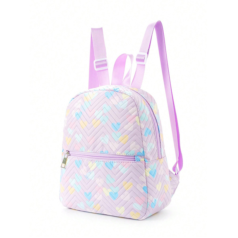 New trendy printed multi-color nylon backpack for women's backpacks in foreign trade. It's a lightweight and large-capacity backpack for women to go out full figure