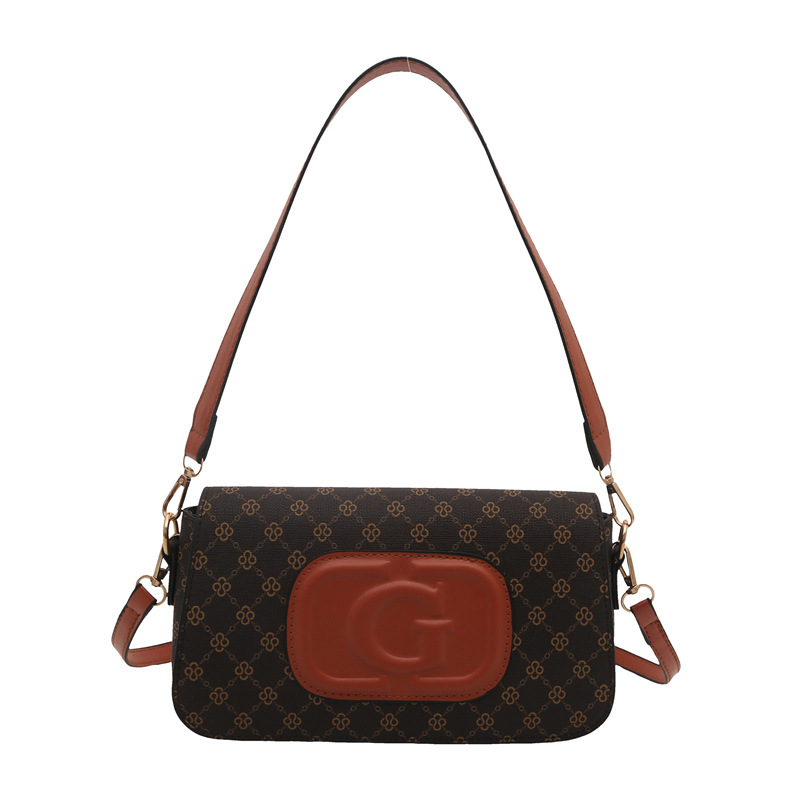 Fashionable and versatile single-shoulder bag for cross-border new spring, a trendy and versatile letter style underarm bag for women Item Picture