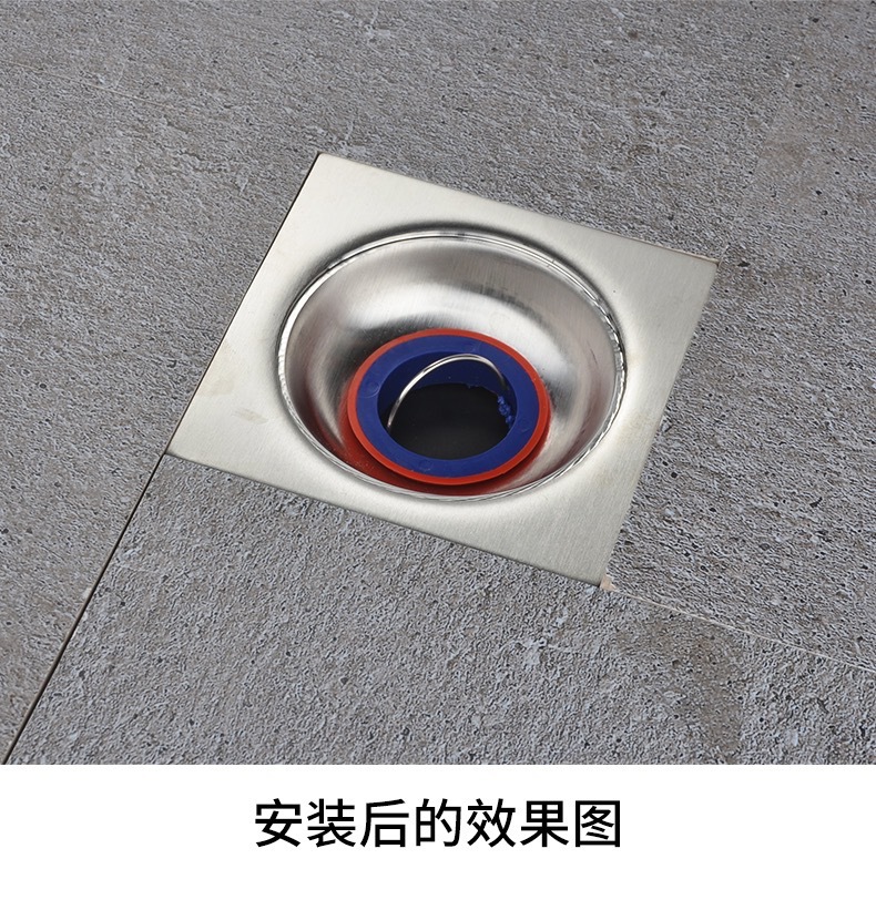 Silicone sealant floor drain core, universal 50-tube and 40-tube plastic anti-odor core, suitable for various floor drains Specification drawing