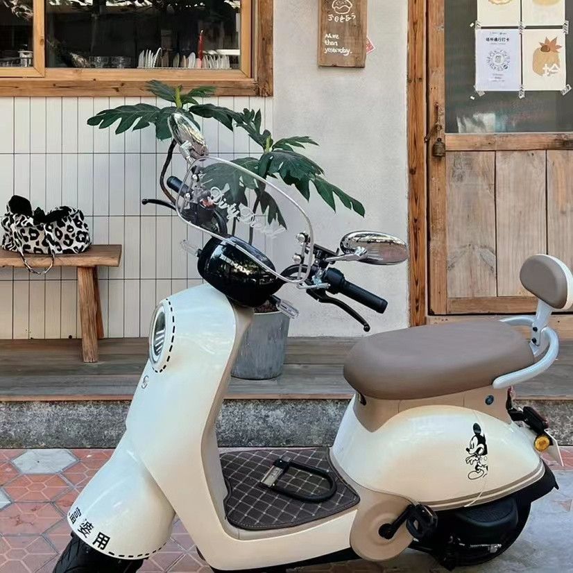 Emma Summer Sunny Guanneng No. 9 Niu retro electric bike windscreen accessory decoration Specification drawing