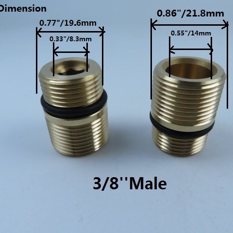 7110264 Axial CAM high-pressure cleaner pump outlet kit female head M22 threaded high-pressure hose Specification drawing