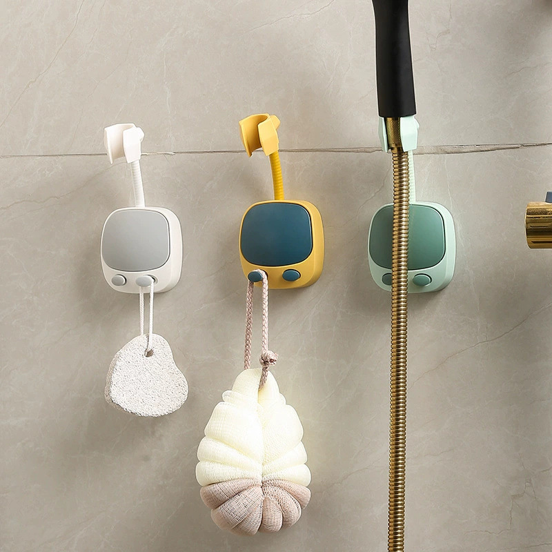 Showerhead stand, no need for drilling, adjustable, bathroom lotus pod shower fixed wonder base, children's rain shower head hanging seat details Picture