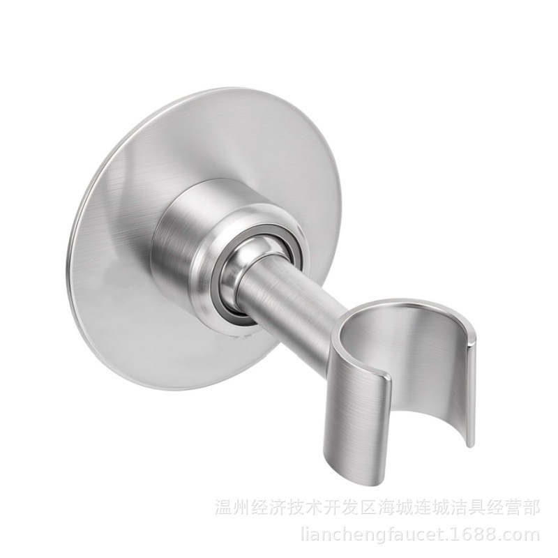 304 stainless steel brushed showerhead stand base with 3M double-sided tape details Picture