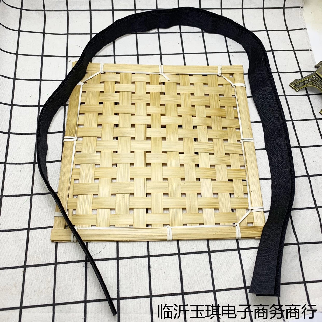 1-meter-long black adhesive chain nylon back-to-back Velcro for one or two yuan in general merchandise wholesale Specification drawing