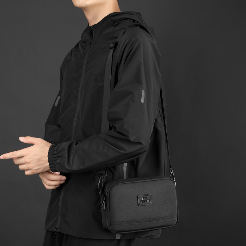 WEPOEWR's new portable cycling wearable waist bag, men's sports crossbody bag, casual workwear single-shoulder bag details Picture