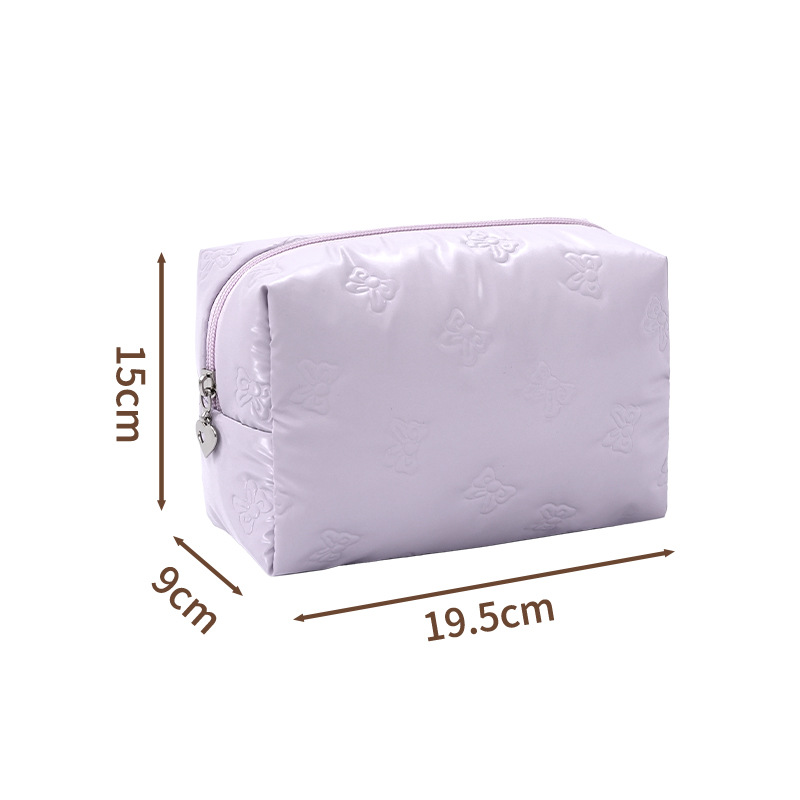 Runhui's new Butterfly Dance Octagonal makeup bag, travel portable bag, backpack, cosmetics storage bag, and makeup bag wholesale Item Picture