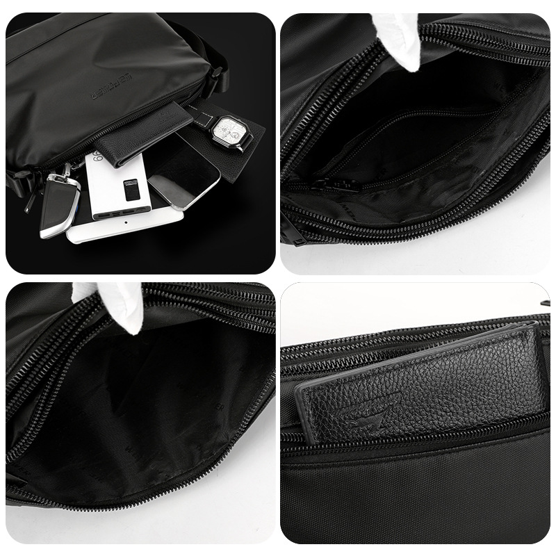 WEPOWER's new minimalist men's single-shoulder bag, lightweight and large-capacity casual crossbody bag, and small crossbody bag for commuting Application Scenario