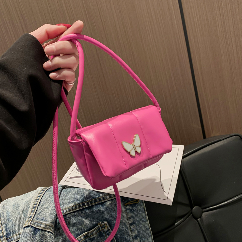 Niche design bow mini loose change bag, women's bag, personalized fashion bag, new bag, crossbody bag, single-shoulder bag full figure