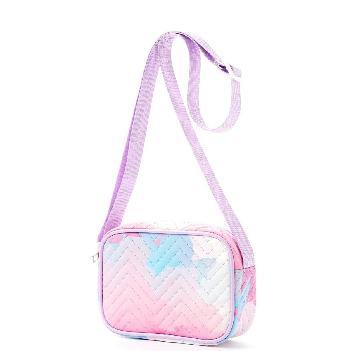 Cross-border single-shoulder women's bag, solid color printed single-shoulder bag, personalized single-shoulder bag for boys and girls, girls' crossbody bag, coin purse Item Picture