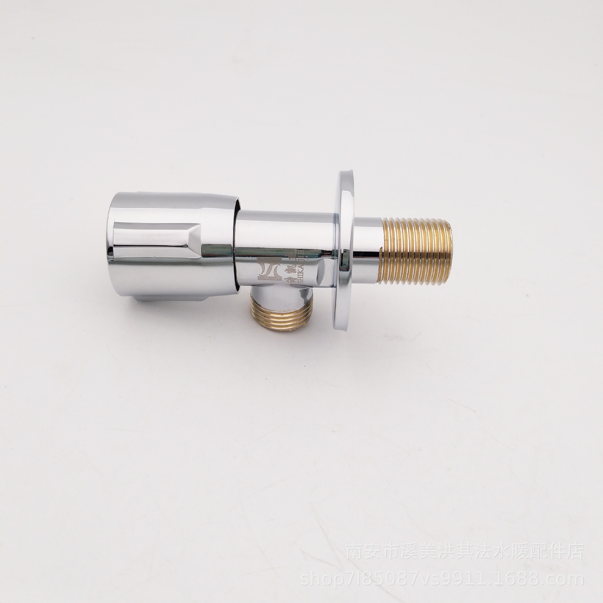 Copper Angle valve, Shikaijie copper tooth three-wheel Angle valve, sanitary ware, bathroom faucet, water stop valve, leak-proof valve details Picture