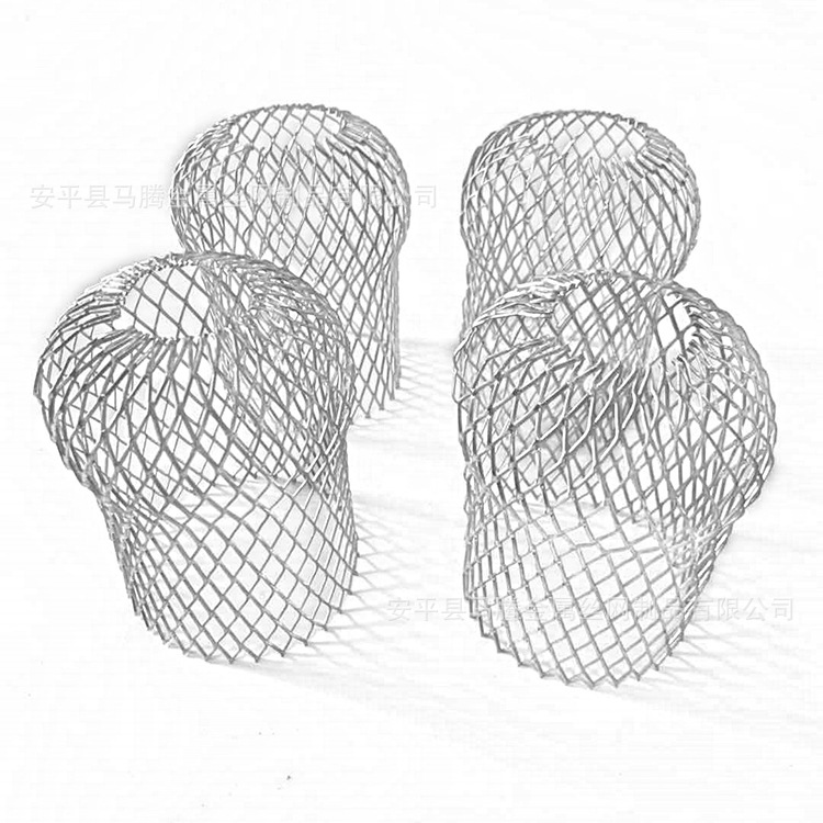 Aluminum gutter baffle mesh downspout anti-clogging 3-inch mesh floor drain telescopic round head filter 4-inch new style Specification drawing