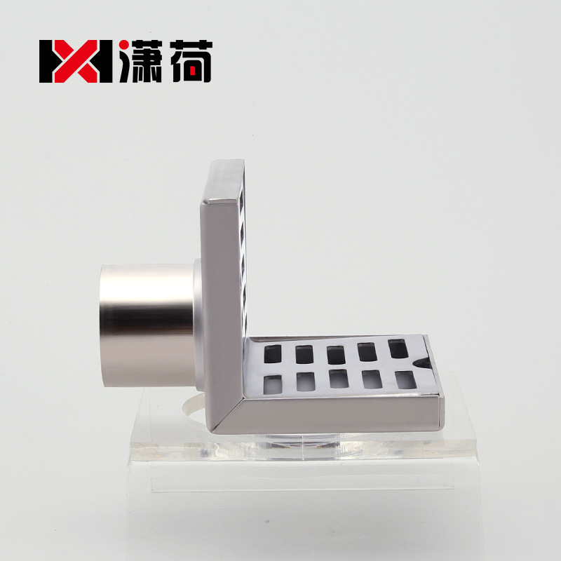 Side-mounted floor drain, L-shaped wall floor drain, improved type, balcony, corridor, roof, same-floor drainage, rooftop rainwater hopper Application Scenario