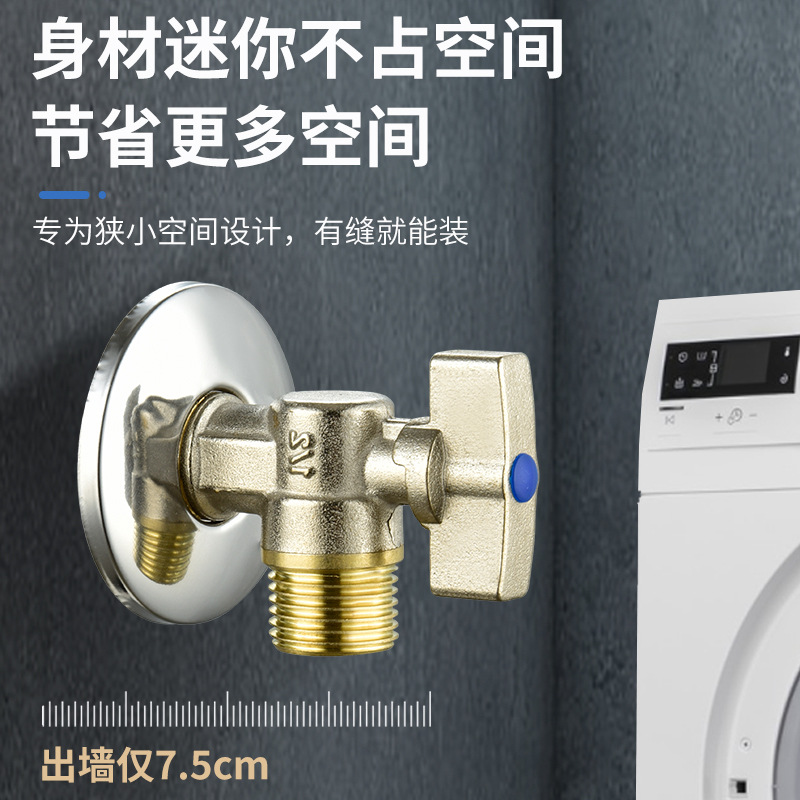 Wholesale of large-flow triangular valve ball valve water heaters with full diameter thickened, 4-inch and 6-inch gas wall-hung boilers and toilets Application Scenario