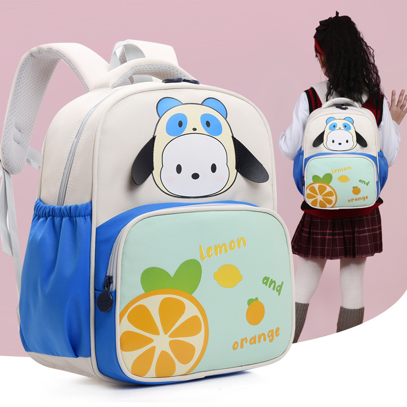 Kindergarten schoolbags with cartoon prints, children's backpacks, first-grade primary school schoolbags, and backpacks for boys and girls in preschool classes full figure