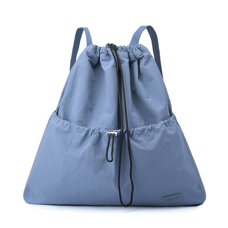 Colorful Fox Korean version, a niche, casual, lightweight, sporty, drawstring backpack for commuting students Item Picture