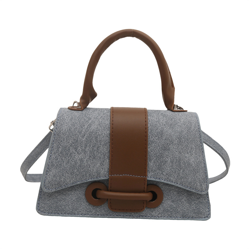 The new spring 2025 niche crossbody bag features a mini and stylish design, a single-shoulder bag with lychee pattern and a small square hand-held bag Item Picture