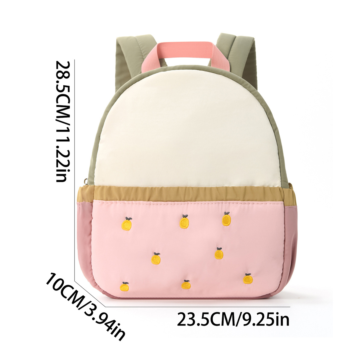 Feihong Cross-border Children's backpacks: Colorful and cute apple embroidery kindergarten schoolbags, mini travel backpacks for infants and toddlers Application Scenario