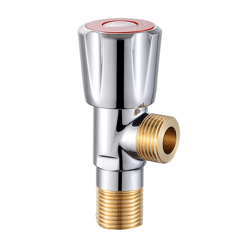 Wholesale of pure copper 4-inch thickened and extended Angle valve for gas water heaters, toilets, cold and hot large flow stop valves, and Angle valves Item Picture