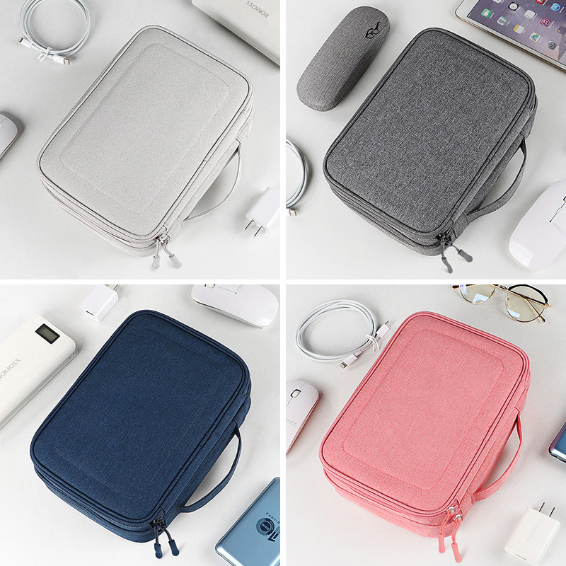 Large-capacity digital accessory storage bag, multi-functional waterproof charging data cable, headphones, USB flash drive, and Youdun organization bag box Item Picture