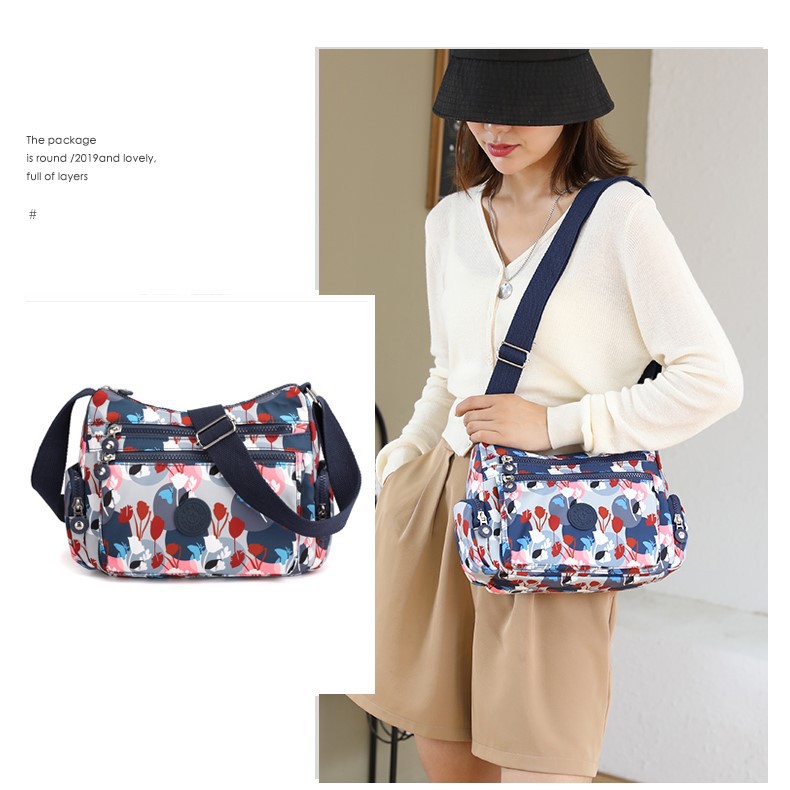 New fashionable women's bags: popular single-shoulder bags, large-capacity nylon mommy bags, casual and versatile makeup bags, crossbody bags for women Application Scenario