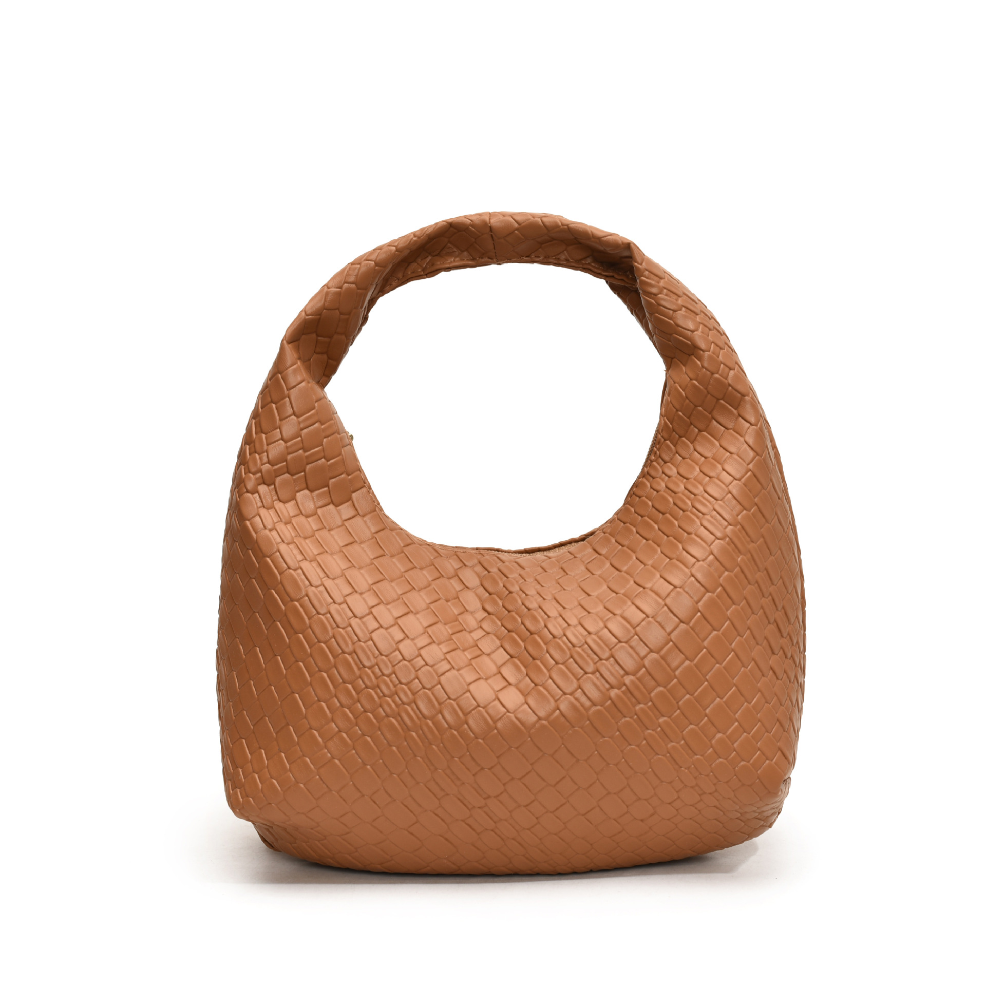 Ladies' handbag, French style, elegant and versatile, single-shoulder handbag, textured crossbody bag, women's bag, hand-held bag Item Picture