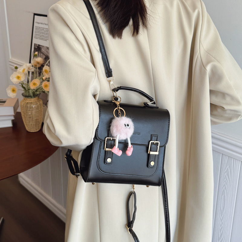 2024 New backpack women's fashionable and high-quality single-shoulder bag, Korean style retro large-capacity casual travel and commuting crossbody bag details Picture