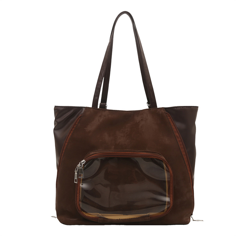 Korean Spring Girl Bag 2025 New Style, trendy and versatile, large-capacity single-shoulder tote bag, fashionable and casual backpack Item Picture