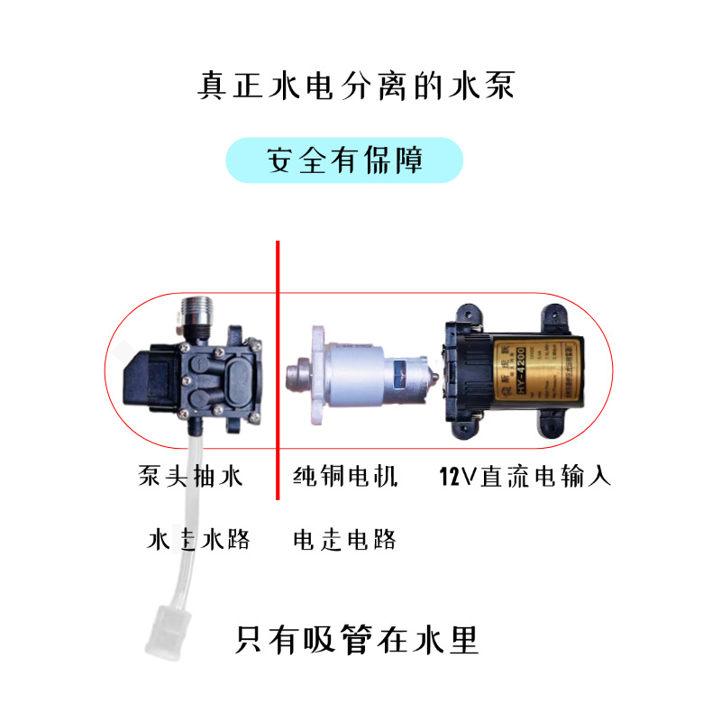 There is no self-priming water faucet that automatically starts and stops the water supply pump. The water heater automatically stops the water pump when the water is turned off. Rural areas Specification drawing