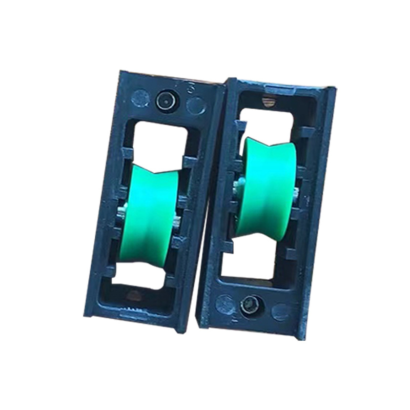 Foshan wholesale African export plastic bearings, single wheel bearing shafts, silent wheels, door and window accessories, sliding door and window pulleys Item Picture
