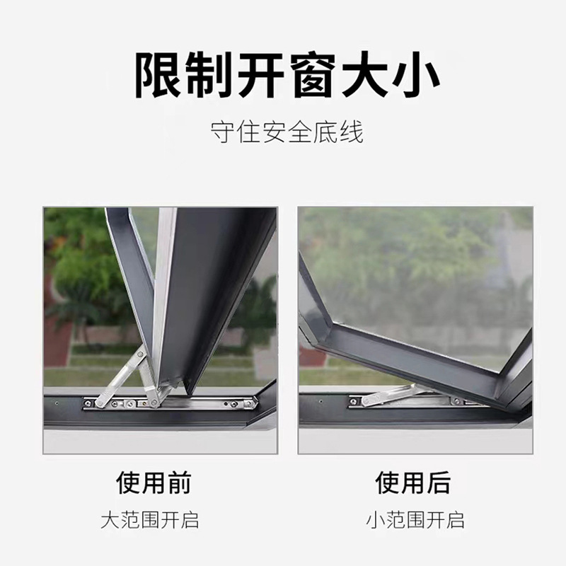 Wholesale sliding support limit blocks for casement Windows, window lock limit devices, snap fasteners, fixing plates, aluminum alloy sliding door and window locks Item Picture